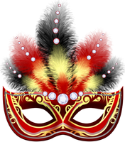a mardi gras/carnival mask